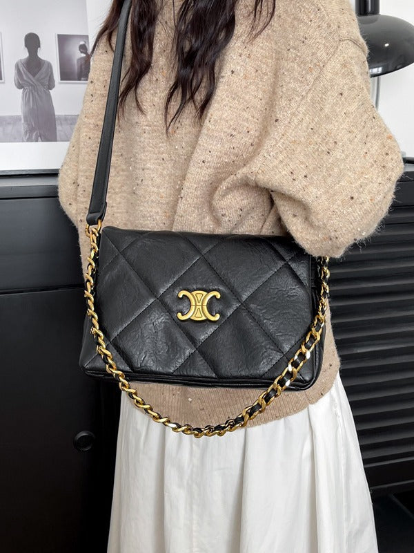 High-end large-capacity shoulder bag