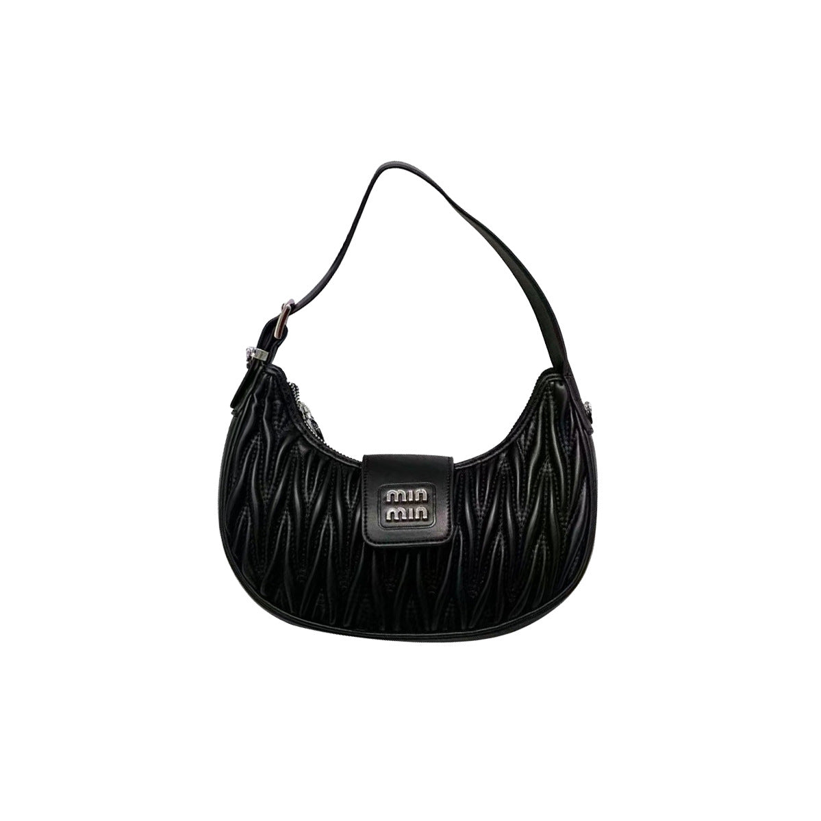 Simple pleated handbag